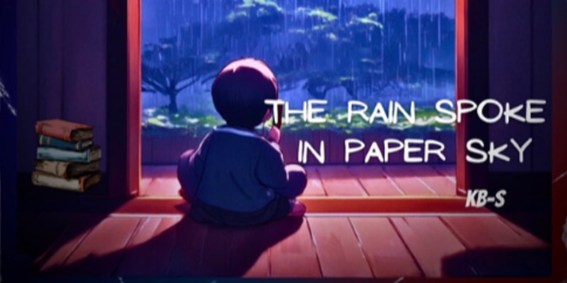 KB-S - The Rain Spoke in Paper Sky Cover