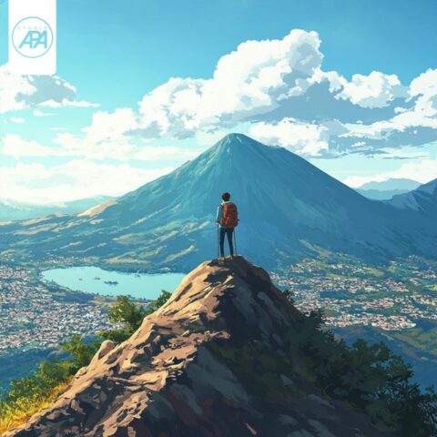 Cover art of Antigua by Steve Nguyen and GaetDown - a cinematic lofi track.