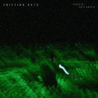 Shifting Path To Undo What I've Become cover art, dark cinematic future garage aesthetic