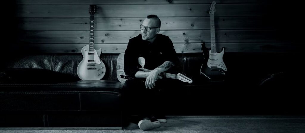 Tony Sieber, Swiss music producer and guitarist, during an exclusive interview about his Lofi and Ambient music.