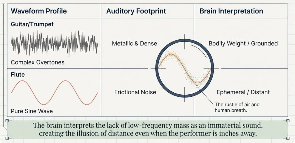 Acoustic "Transparency": Physics of sound that has no weight