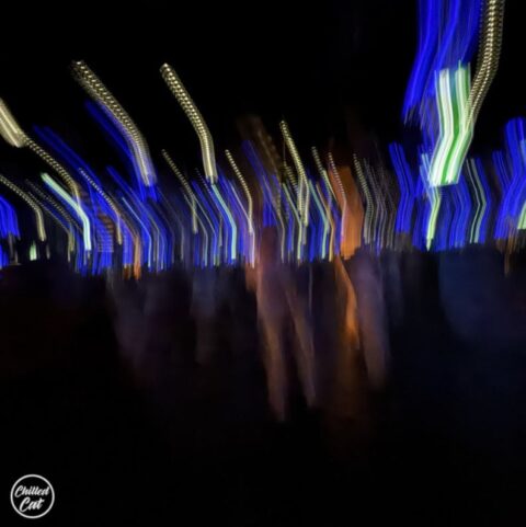 Dreamy, minimalist cover art for kBeats' Ecstasy, evoking a sense of cosmic solitude.