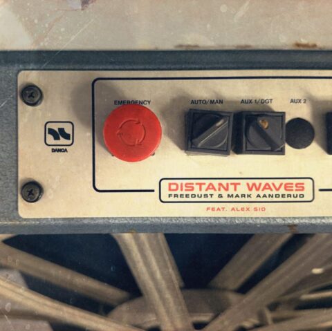 Sunny and rhythmic cover art for Distant Waves by Freedust, Mark Aanderud, and Alex Sid.