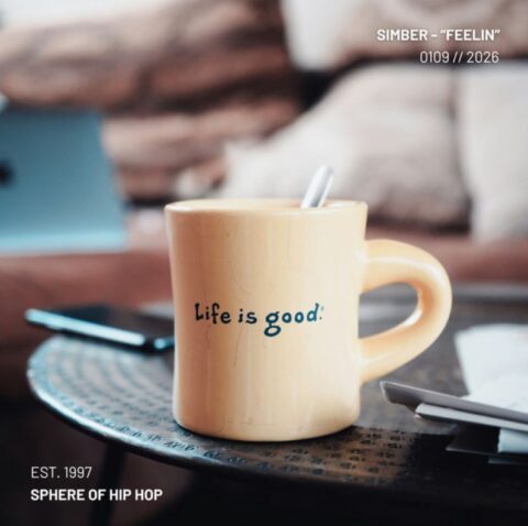 Elegant and soulful cover art for Feelin by Simber, capturing a cinematic jazz vibe.