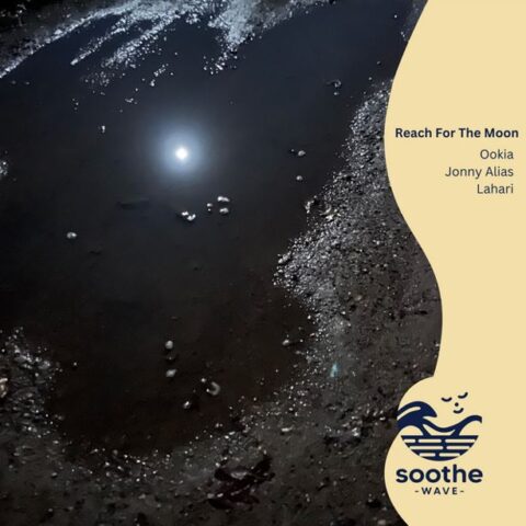 Moody and atmospheric cover art for Reach For The Moon by Jonny Alias.
