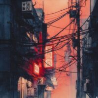 Warm and nostalgic cover art for Almost Home by Koirah, illustrating the peaceful journey home