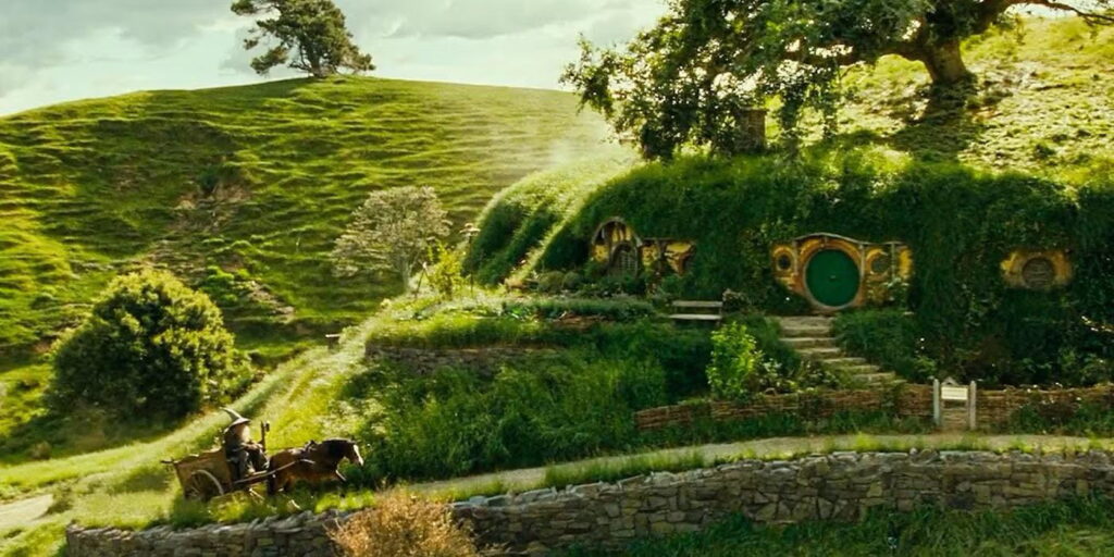 Cinematic shot of a wooden flute representing the Shire themes in Lord of the Rings.