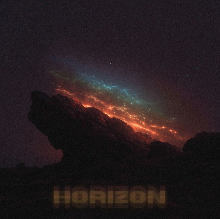 Dreamy, purple-hued lo-fi aesthetic cover art for Horizon by Modello Zero, capturing the slowed chillwave vibe.