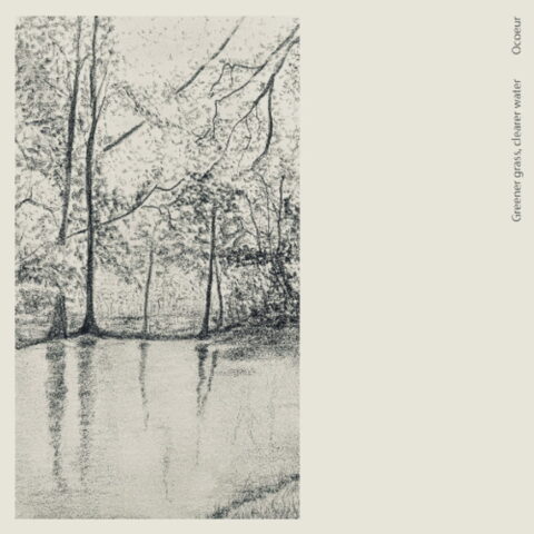 A soft focus image of light beams filtering through deep blue water, representing the cinematic and fluid sound of Ocoeur's "Lumières."